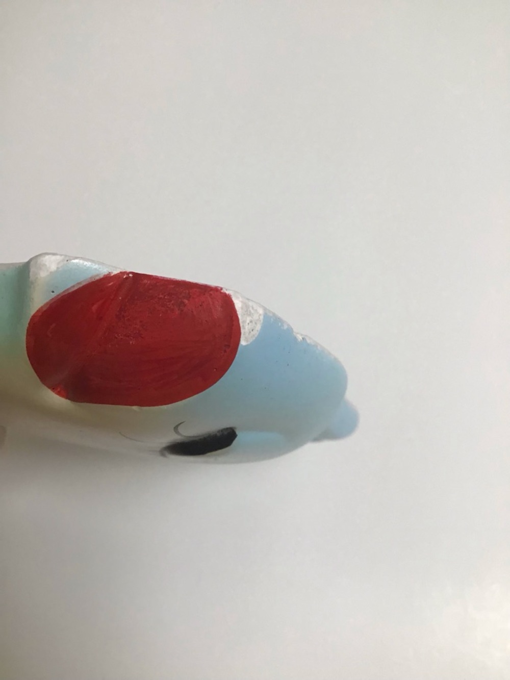 Miller Studio Chalkware Fish Bath Wall Decor Blue Green Red Lips 1960s Vintage - Picture 11 of 16